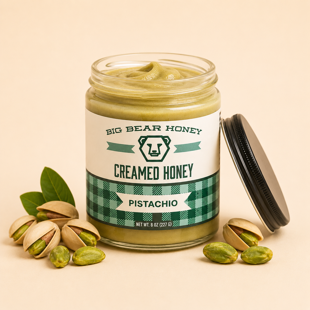 Pistachio Creamed Honey