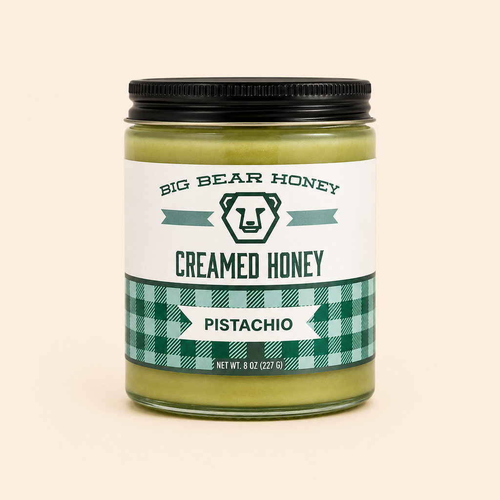 Pistachio Creamed Honey