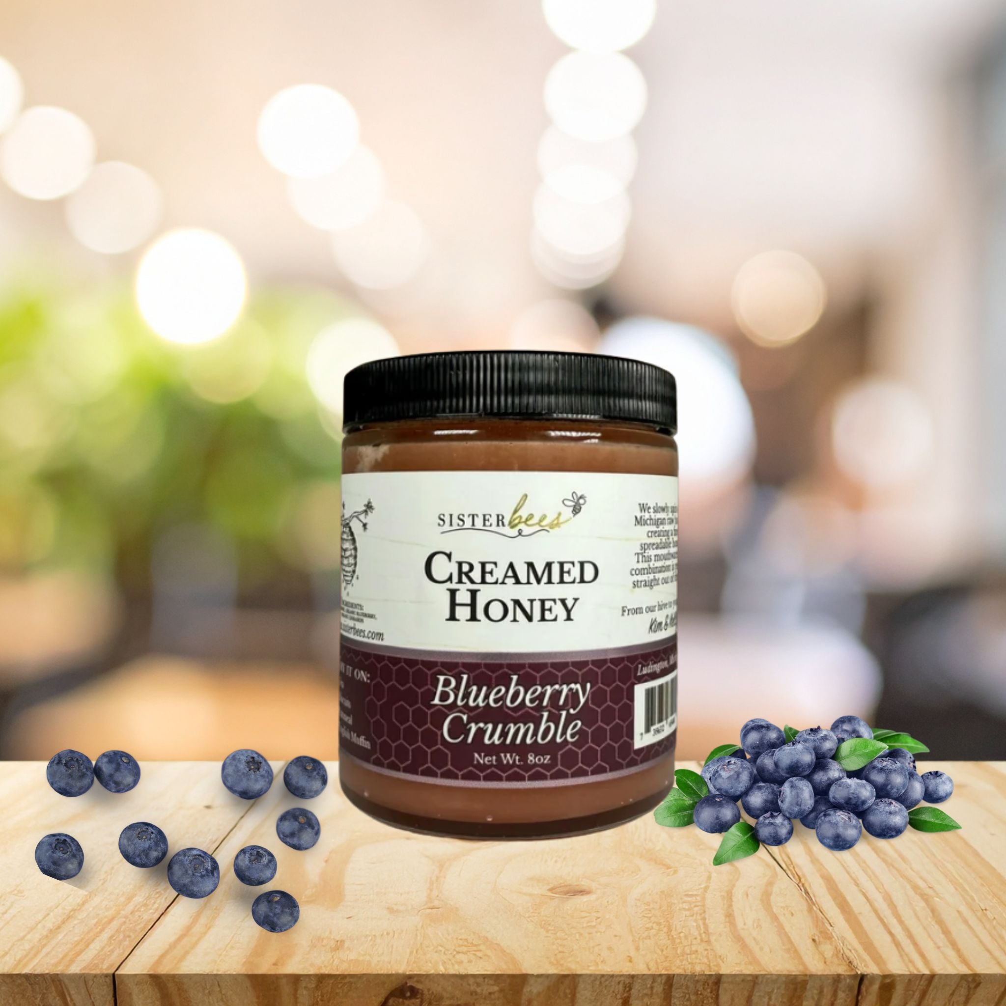 Blueberry Crumble Creamed Honey